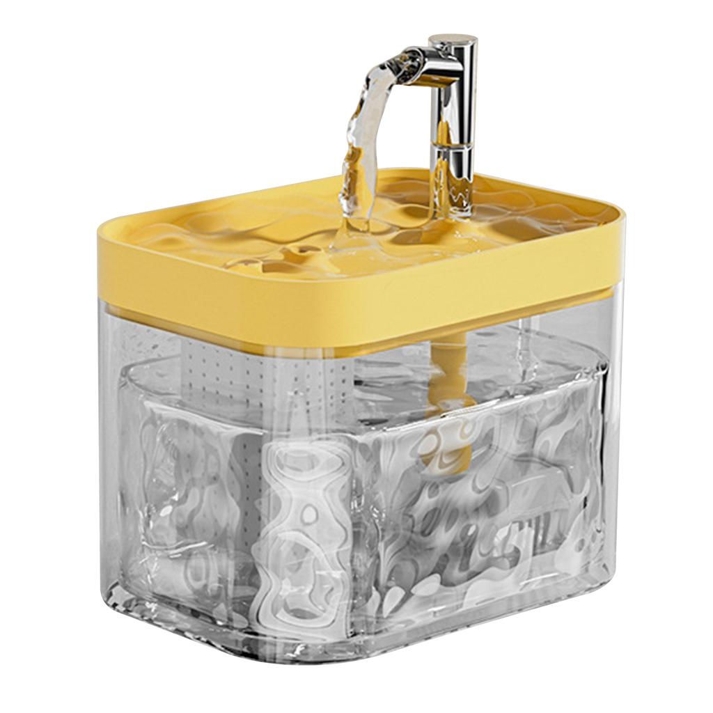 1.5L Pet Water Fountain With Filter Silents USB Cat Fountain For Cat Dogs