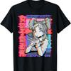 Vaporwave Esthetisch Japans Retro Anime Meisje T-shirt