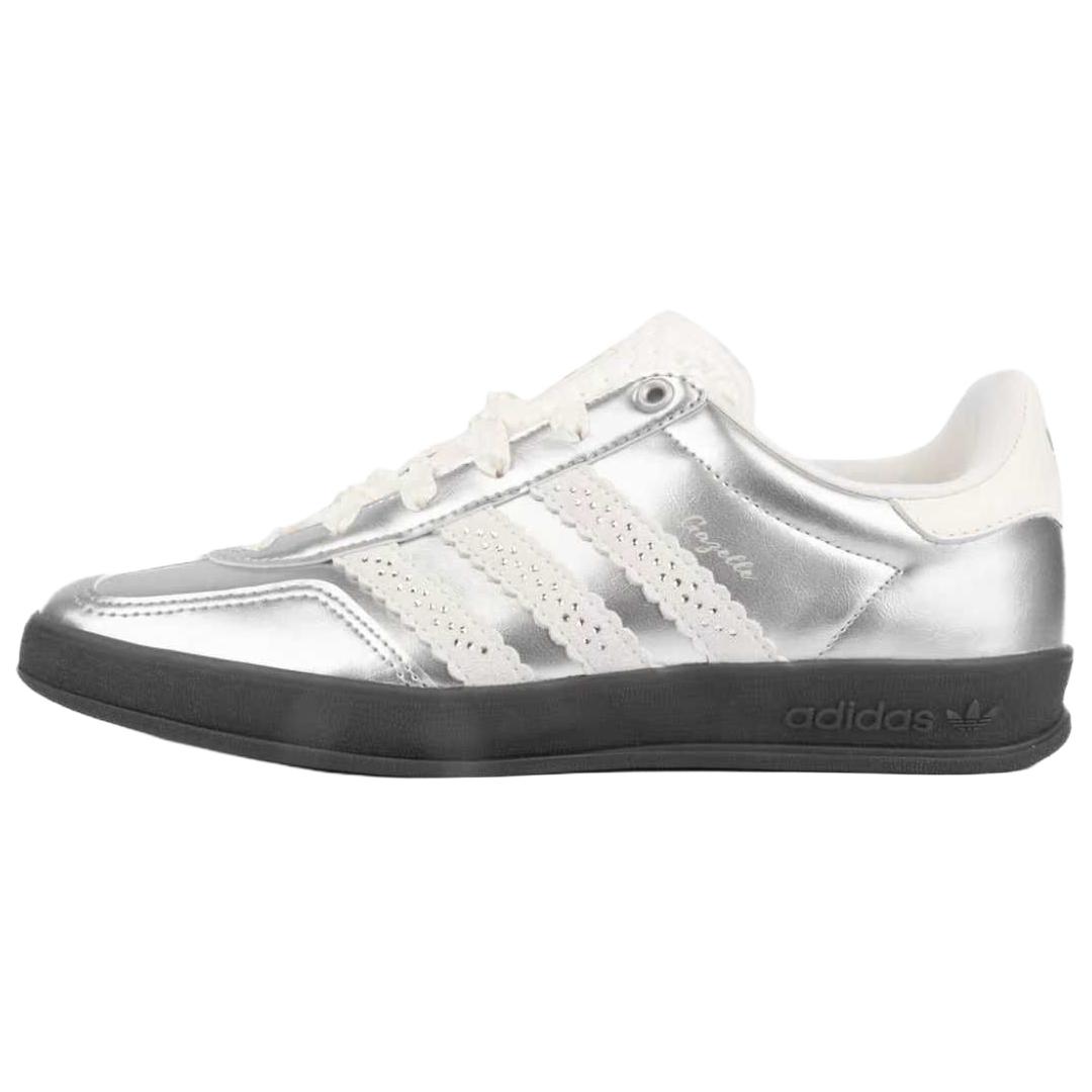 

Adidas Originals GAZELLE INDOOR Low top Skateboard Shoes Women s Silver KJ1456 39⅓