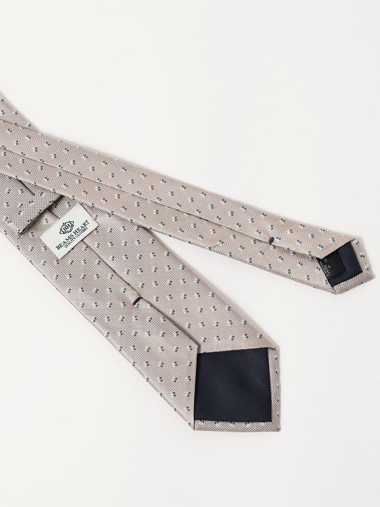 [BEAMS HART] Silk Tie, Small Pattern Tie, 26SS1, Men's, BEIGE FREE