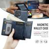 Samsung S25 Ultra Magnetic Card Holder Wallet Case - Drop-Proof with Card Slots, Also Fits S24 Plus