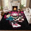 Spy x Family Teppich Fußmatte für Wohnzimmer oder Schlafzimmer Schutzmatte unter dem Stuhl Bürodekoration Weihnachtsgeschenk Geburtstagsgeschenk