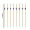 100pcs Halloween Skull Cocktail Picks Bamboo Toothpicks Fruits Sticks Appetizers Drinks Food Skewers Halloween Party Decoration