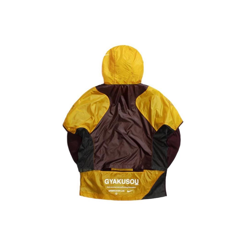 Nike Color-Block Outdoor Hooded Jacket Men Outerwear Brown BQ3249-711