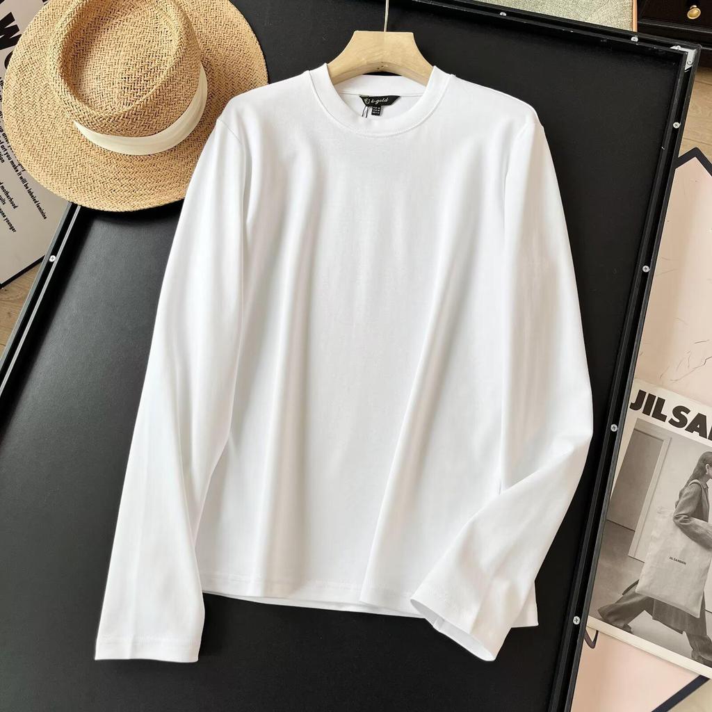 2025 Spring Women's Casual Loose Long-Sleeve T-Shirt: Versatile and Elegant