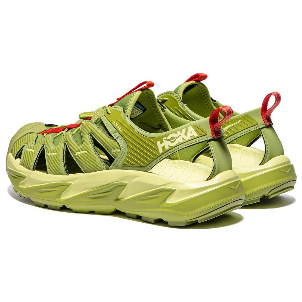 HOKA Hopara Sandale Dunkles Zitronengelb Unisex Sneaker Grün Leuchtend-Grün 1123112-DCLG
