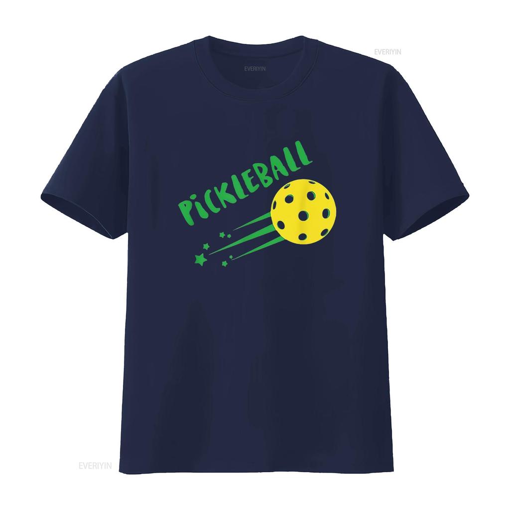 Womens Pickleball T Shirt White Medium vintage Washed Breathable Versatile Stretched Casual Unisex designer clothes streetwear