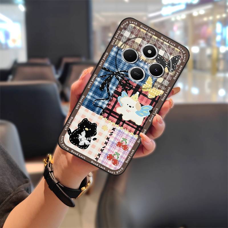 Protective Full Wrap Phone Case For Redmi 14C 4G/14R 5G/A3 Pro 4G/POCO C75 Graffiti Anti-knock Phone Pouch Soft Case TPU