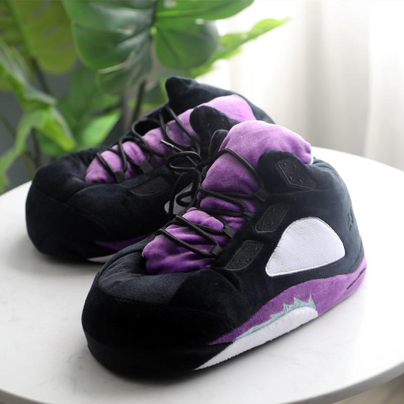 Vinter Varme Tøfler Kvinner Søte Hjemmetøfler Unisex One Size Sneakers Menn Husgulv Bomullssko Kvinne 35-43 Plysj Slippers