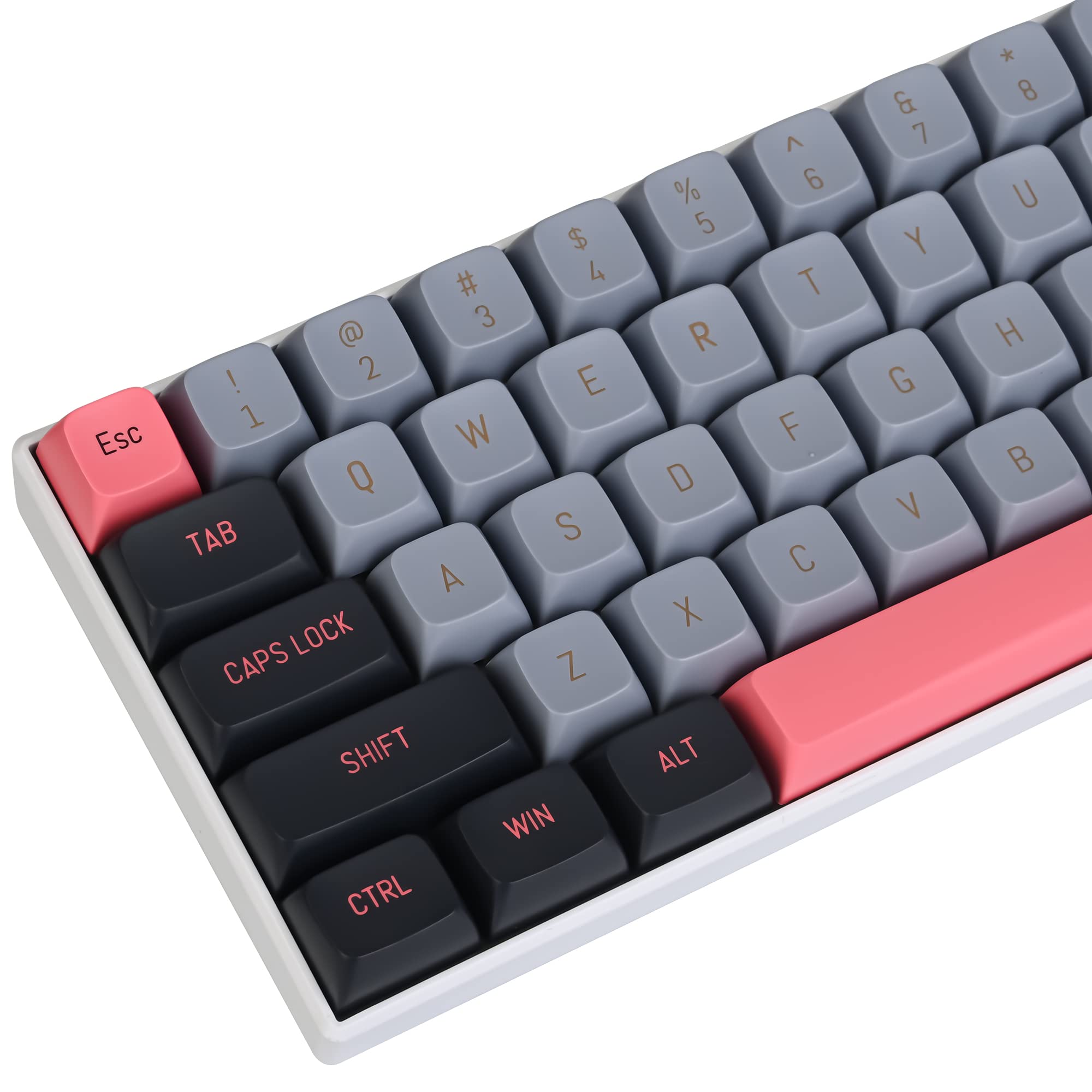 

8008 CSA Custom 160 Keys Double Shot Keycap Set for MX Switch Gaming Mechanical Keyboard Keycaps, Cherry/Gateron 60%/64/GK61