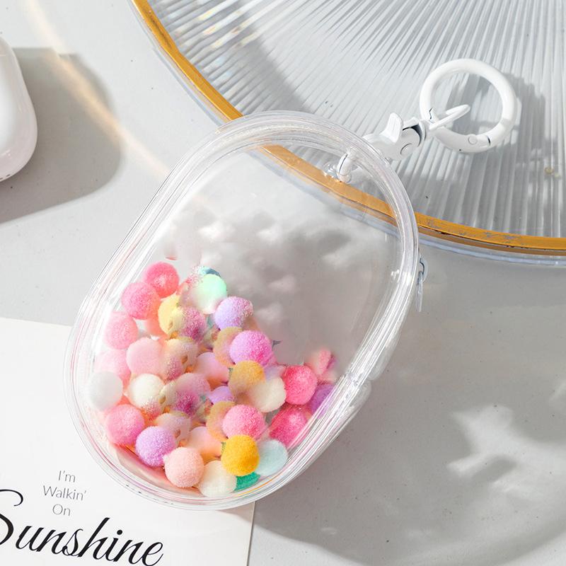10Cm Plush Doll Out Bag Pvc Transparent Cotton Doll Transparent Display Pouch Clear Storage Case For Anime Cartoon Dolls