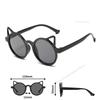 Girls Boys Cute Animal Cartoon Ears Sun Glasses Outdoor Sun Protection Children Lovely Vintage Style Sun Glasses Protection Classic Kids