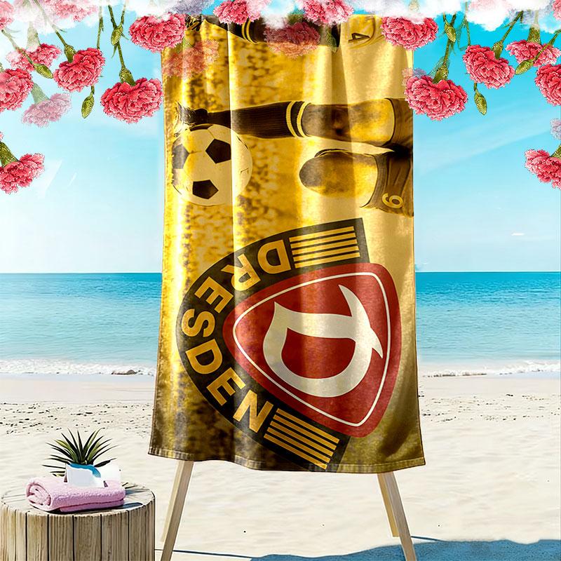 SGD FC Print Beach Towel, Large Soft Quick Dry Towel for Beach Camping Swimming
