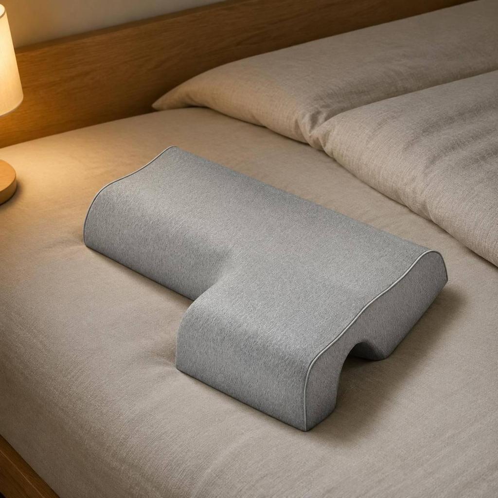 Couples Pillow Ergonomic Couple Contoured Support for Spouses, Boyfriends