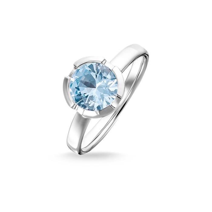 Bague - THOMAS SABO - TR2034-009-31-56 - Argent - Bleu - Femme