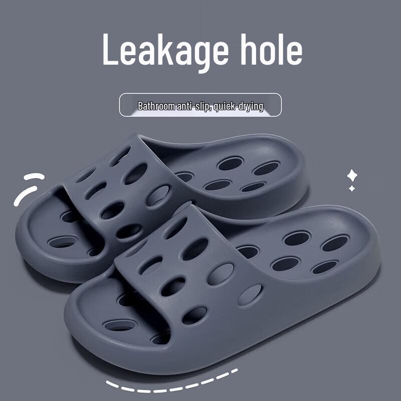 Grace Unisex Hollow-out EVA Non-slip Shower Slippers