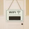 Wanddekoration Langlebiges Holz-WLAN-Passwortschild Kein Strom für Zuhause erforderlich