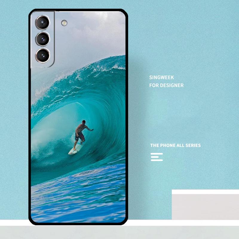 California Surfing Waves Case For Samsung Galaxy S25 Ultra S21 S22 S23 S24 Ultra S9 S10 S20 Plus S25 FE Phone Cover