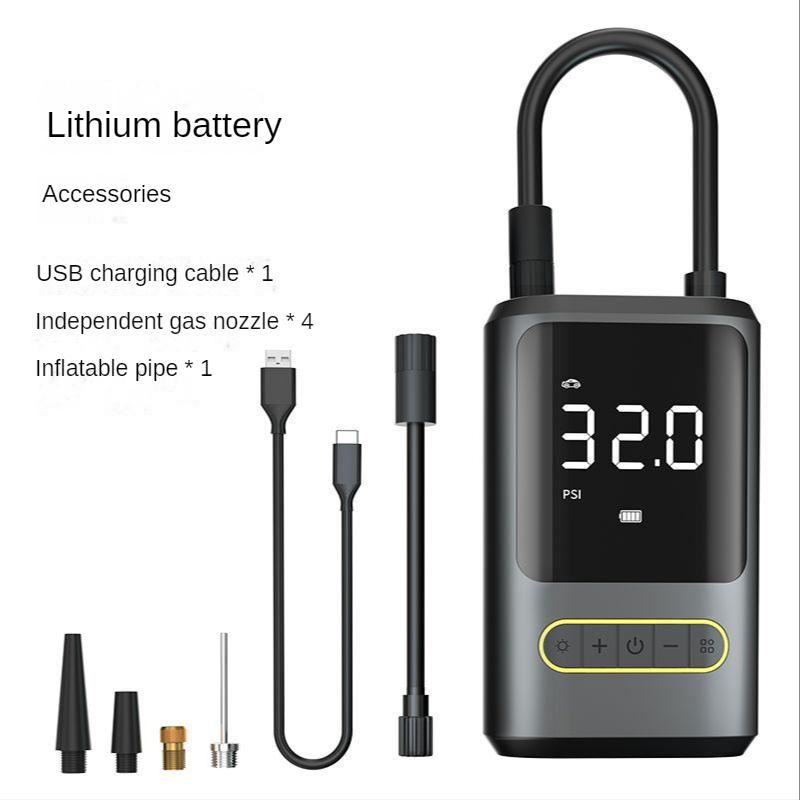 

ATJ-8466 Mini Portable Tire Inflator Wireless Charging Handheld Air Pump for Bicycle Electric Car Vehicle