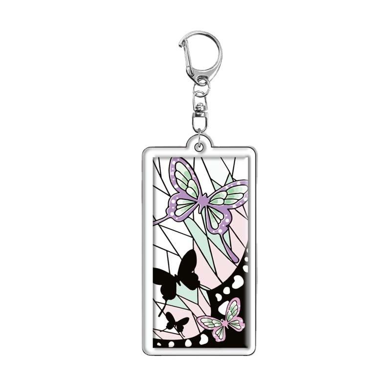 Demon Slayer Kimetsu no Yaiba Tanjiro Nezuko Acrylic Keychain Anime Merchandise Charm Accessories Cross Border