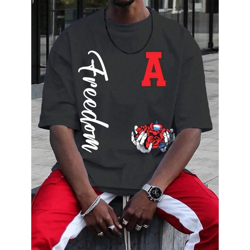 2025 3D Poker Printing Men's Fitness T-shirt Urban Fashion Men's Short-sleeved Top Summer Daily Casual Men's Short-sleeved Top