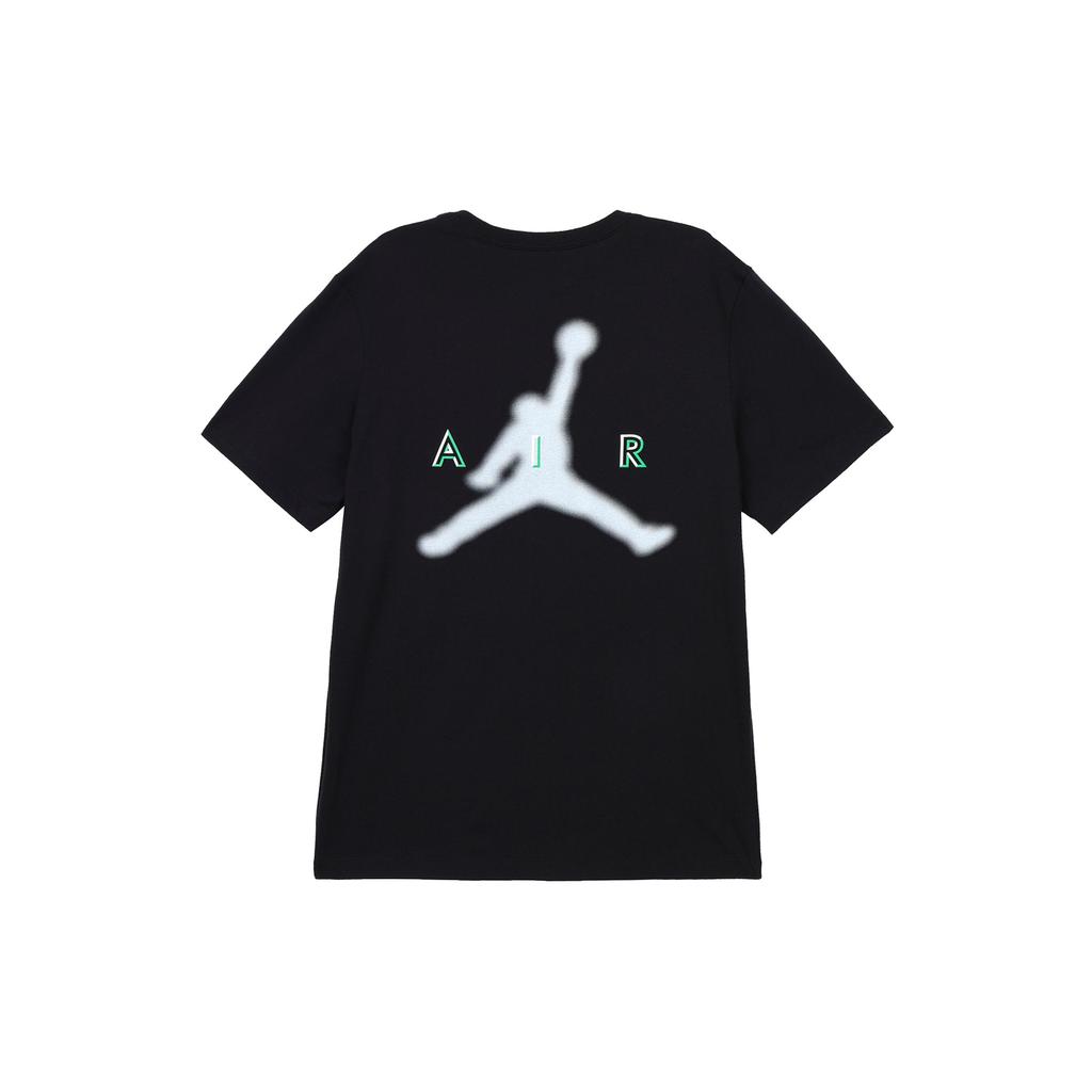 Jordan T Shirts Men's Black Crew Neck Moderate Straight Fit DX9580-010