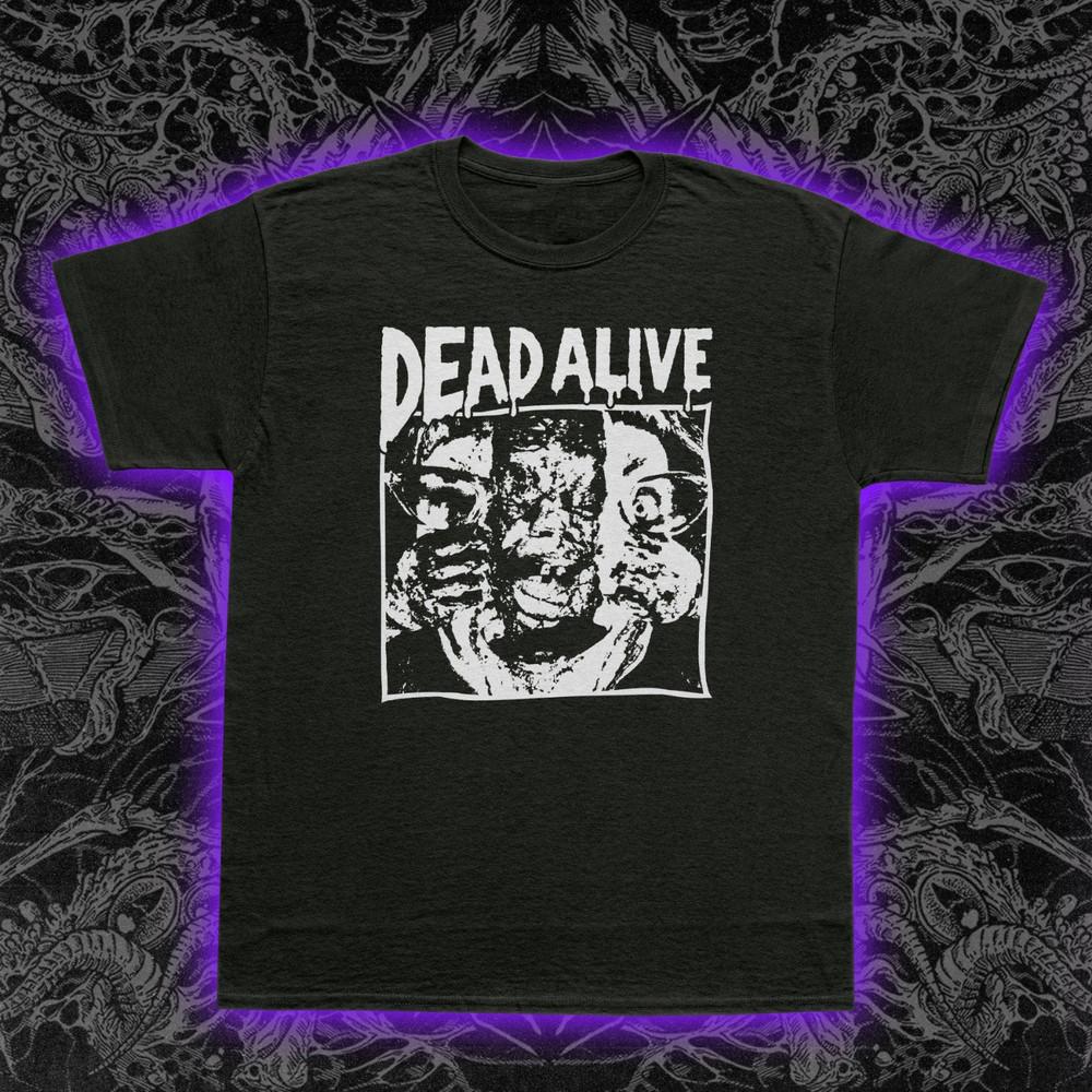 Dead Alive T-Shirt Peter Jackson Splatter Gore Face Split Horror Graphic Tee