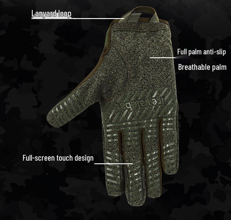 Breathable Non-Slip Tactical Cycling Gloves - Summer Touchscreen Protection