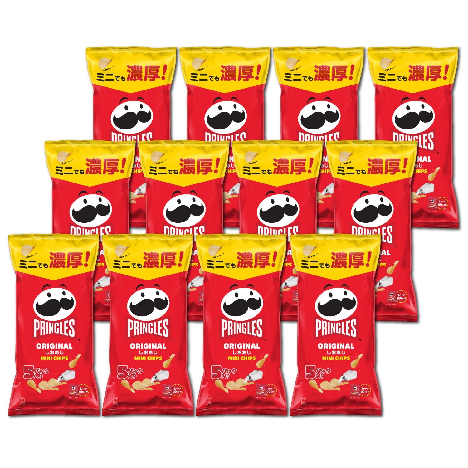 

Мини-чипсы Pringles Original Shioaji x 5 x 12 пакетиков [пакеты по 19 г]