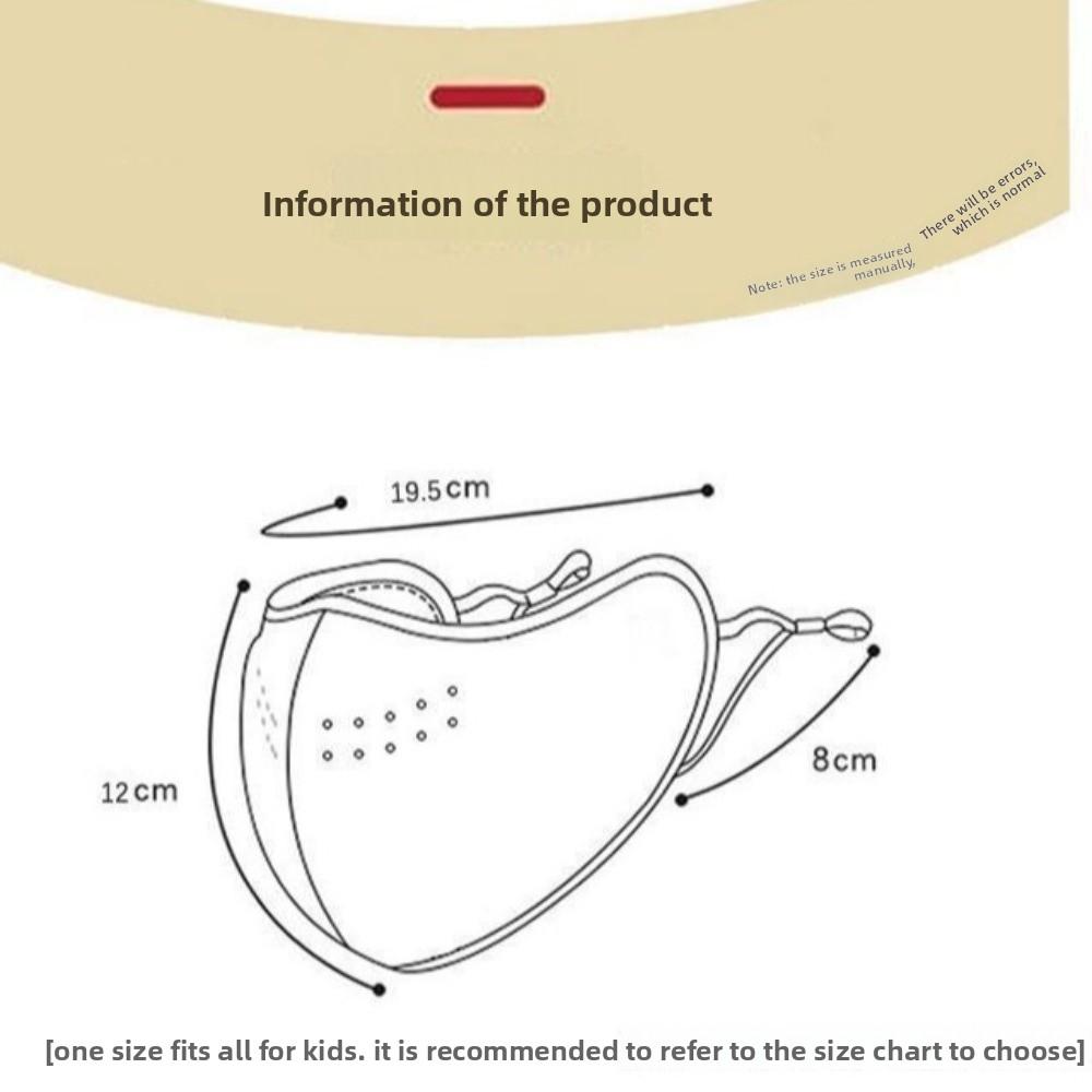 Dustproof Warm Mask Washable Face Veil New Face Mask 4-12Y