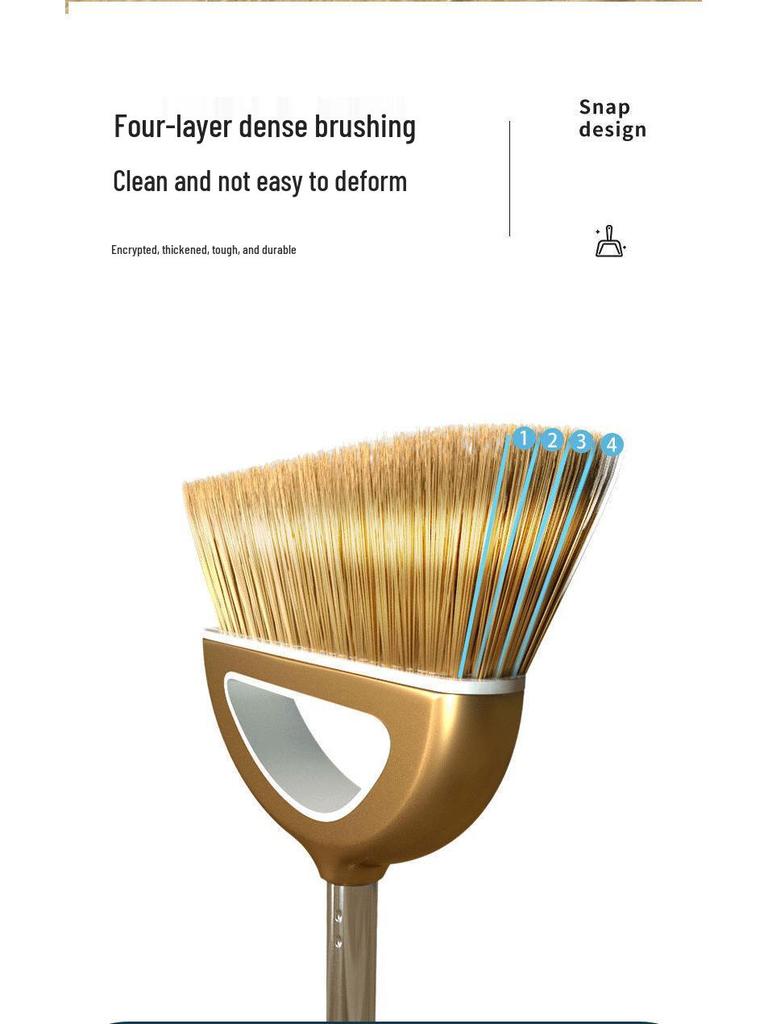Magic Hair-Free Broom & Dustpan Set for Efficient Household Cleaning