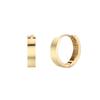 Minigold Wide Simple Hoop Earrings (10Mm) Ecpm4039