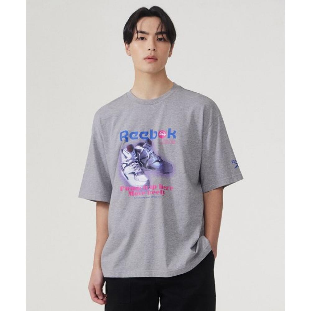 

ФУТБОЛКА REEBOK 80S PUMP СЕРАЯ