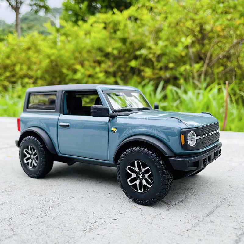 AJL1 Maisto 1:24 Newly launch 2021 Ford Bronco Badlands alloy car model handicraft decoration collection toy tool gift die-casting