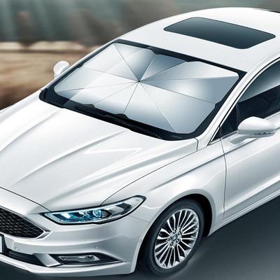 Auto-Windschutzscheiben-Sonnenschutz-Regenschirm, faltbarer Auto-Regenschirm-Sonnenschutz-Abdeckung, UV-Block (Wärmeisolationsschutz) für Auto-Windschutzscheibenabdeckungen für die meisten Autos