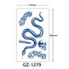Herbal Tattoo Stickers, Juice Tattoo Stickers, Semi-Permanent English Letter Tattoo Stickers Tattoo