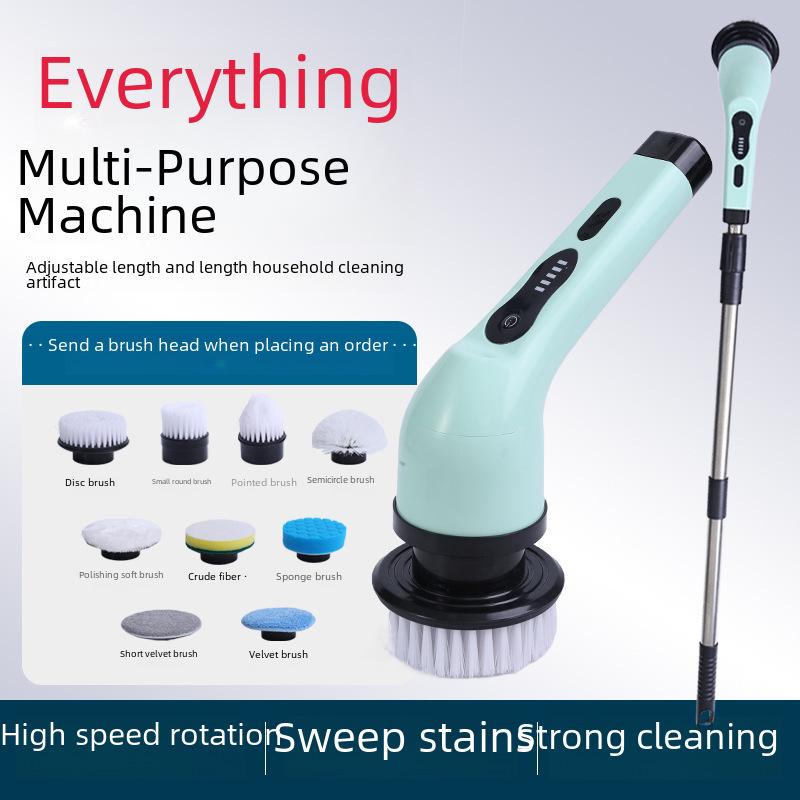 Multi-Function Electric Cleaning Brush for Kitchen, Bathroom & Floor