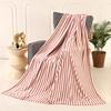 Yousheng Kids Throw Blanket Super Soft Lightweight Warm Couch Chair Cover Striped Design Portable Versatile Bed Cover