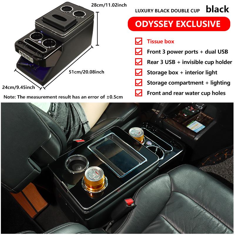 Volkswagen Caravelle/Multivan T5 T6 Luxgen Armstöd Förvaringslåda