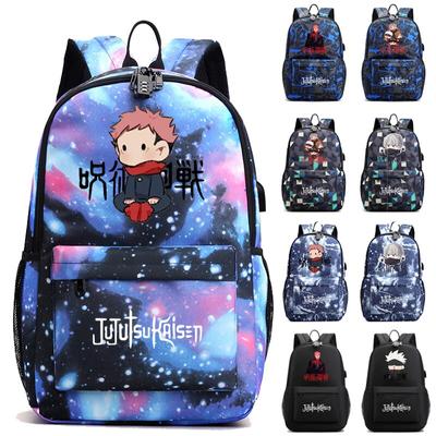 Backpack for Boys Girls Anime Jujutsu Kaisen Light Weight Bags Hildren Back To School Schoolbag Student Kawaii Backpack