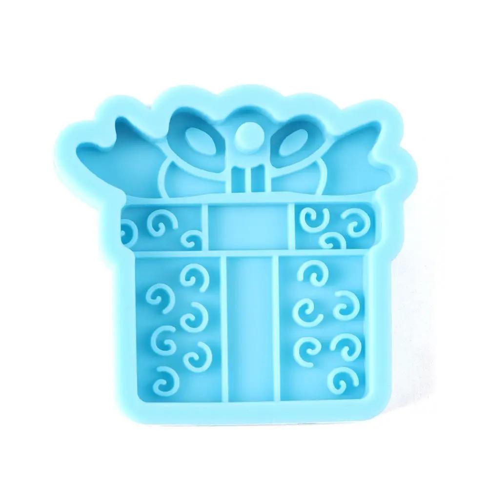 

key Chain Decorate Resin Crafts Clay Mold Christmas Tree Keychain Mould Jewelry Making Tool Silicone Moulds Pendant Mould