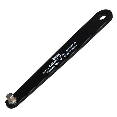 ANEX Slim Offset Hex Wrench, 5mm x 10, No. 6103