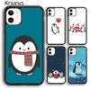 Krajews PENGUIN Soft Phone Case Cover For iPhone 17 Air 16 15 14 Plus 11 12 13 Pro Ma Coque Shell Fundas
