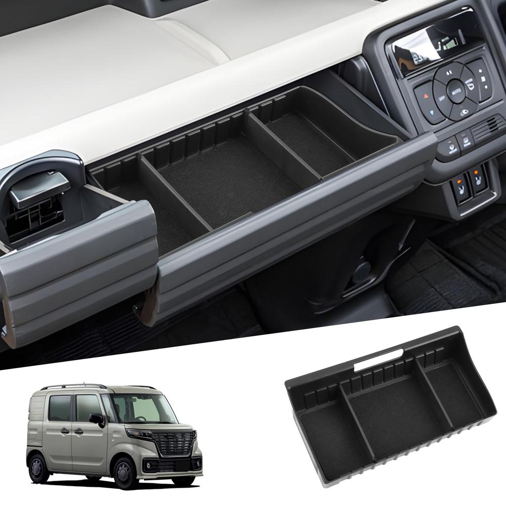 SHAOHAO Suzuki Custom Generation Seat Storage Box with Two Console Keeps Your Interior Convenient Storage Small Item Car Accessories Spacia/SPACIA