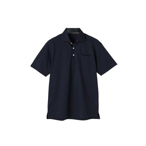 ORIHICA Men's Short Sleeve Polo Shirt Biz Polo Coolbiz Washable Stretch Highly Breathable Beige Size S