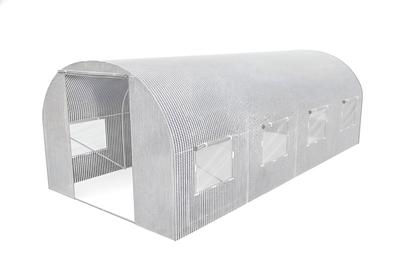 Awtools Garden Greenhouse Tunnel White 3X4.5X2M