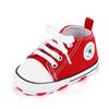 Baby Boys Girls Non-Slip Prewalker Kids Infant Toddler Canvas Shoes