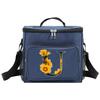 Mittagessenbox Isolierte Lunchtaschen Tragbare Handtasche Wasserdichte Organizer-Tasche Thermokühlbox Lebensmittelaufbewahrungsboxen Blumenfarbserie