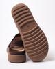 Damensandalen mit Klettverschluss Kento 254023 36 braun Nubuk
