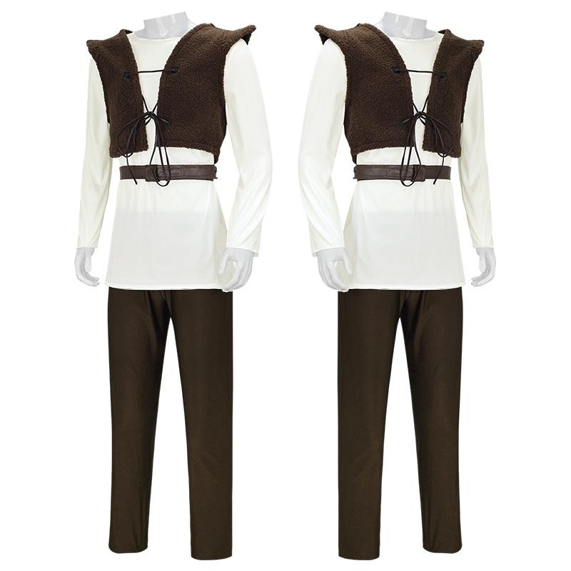 Movie Monster Shrek Cosplay Costume Mask Shrek Top Vest Pant For Men Role Play Halloween Carnival Role Play Party Costume